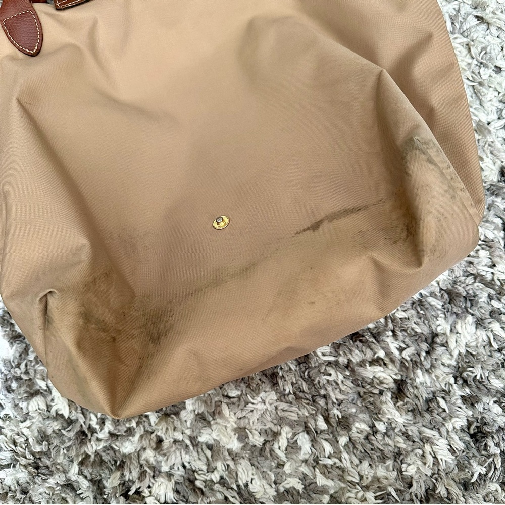 Longchamp Le Pliage Medium Nylon Bag | Tan / Beige - Picture 3 of 6